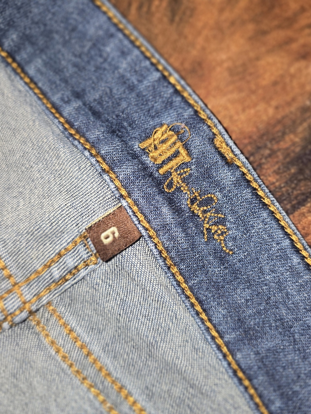 *Kut from the Kloth Straight Leg Jeans in Blue Wash Size 6 Casual - Picture 4 of 12